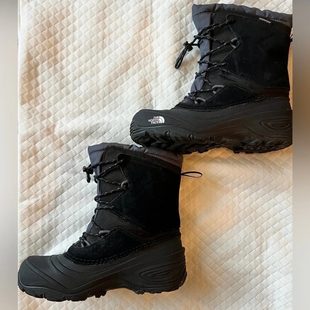 The North Face Kids Black Snow & Rain Boots